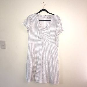 Loft dress chevron stripe. Size 16